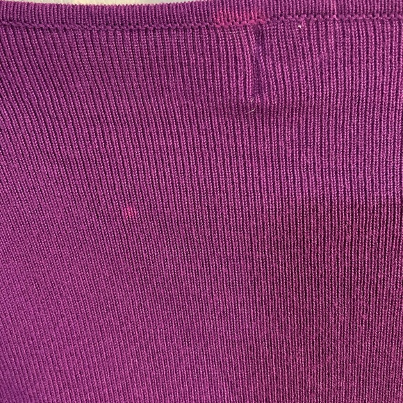 Lizette Collection Purple Lace Up Crop - XL - Picture 4 of 4